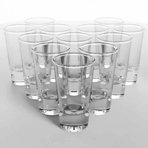 Set di bicchierini da vodka KADAX da 28 ml e bicchierini da shot per liquori, 12 pezzi