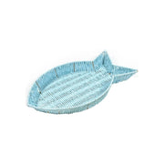 CESTINO PESCE 49X27X5CM IN METALLO E CARTA