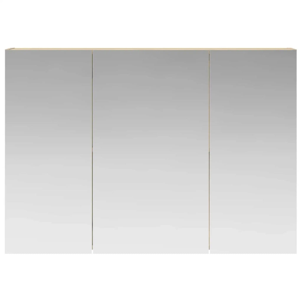 Mobiletto per specchio da bagno con lo scaffale Rovere Sonoma