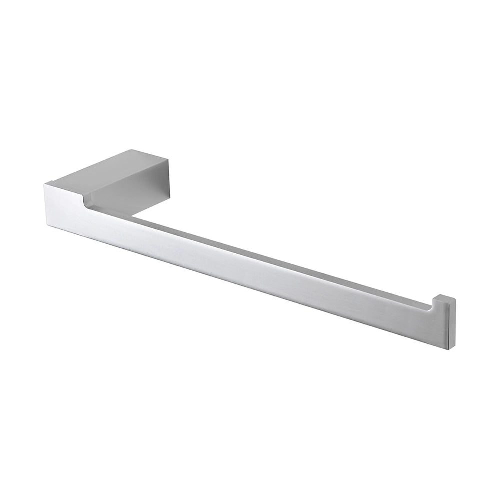 Porta salviette da muro L 35 cm in alluminio argento Sky