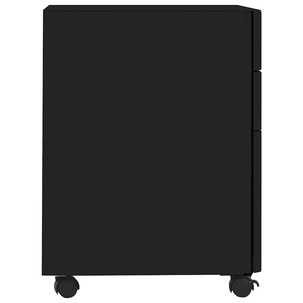 Schedario Mobile Nero 30x45x59 cm in Acciaio CFW8012855