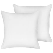 Set di 2 guanciali da letto a basso profilo e rettangolari con rivestimento in cotone Japara Lyocell 80 x 80 cm camera da letto