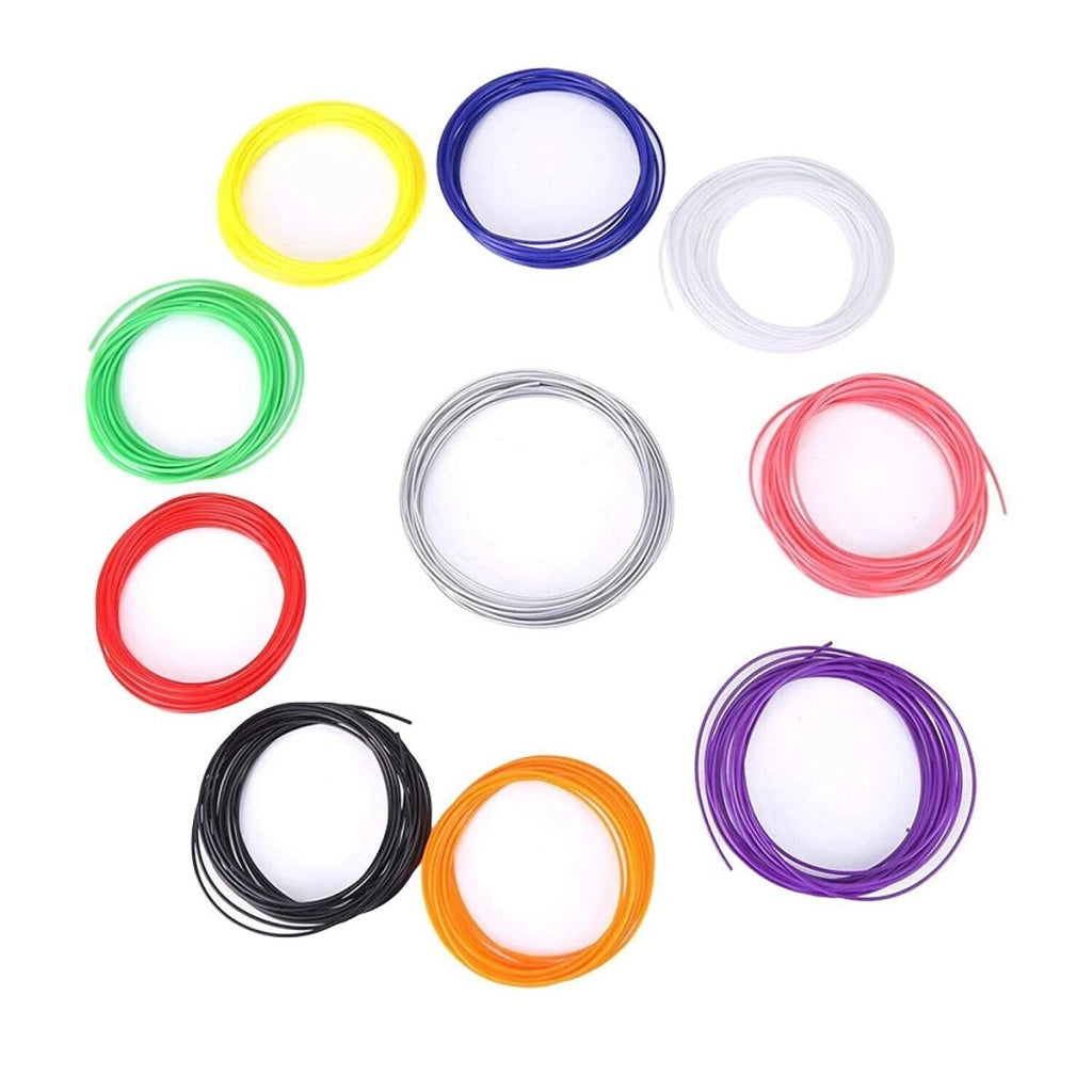 KIT 3 BUSTINE MISTE FILAMENTI PER PENNA 3D PLA DISEGNI RICARICA VARI COLORI