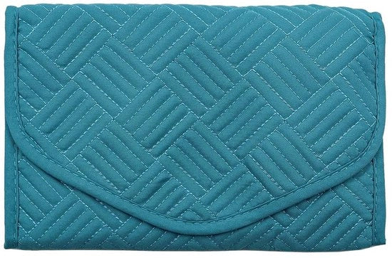 Organizzatore per collane e gioielli pieghevole - Supporto per collane e gioielli - Anelli/orecchini/catene/bracciali - Peso leggero - Materiale in poliestere duraturo - Progettazione elegante - Supporto per collane e gioielli