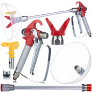 Set di Accessori per Verniciatura Rosfix UltraSpray – Pistola, Lancia 30cm, Ugello 517 | Pressione Max 3000psi