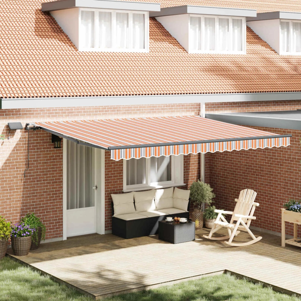 Tenda Retrattile Multicolore 450 ×350 cm Tessuto 3331110