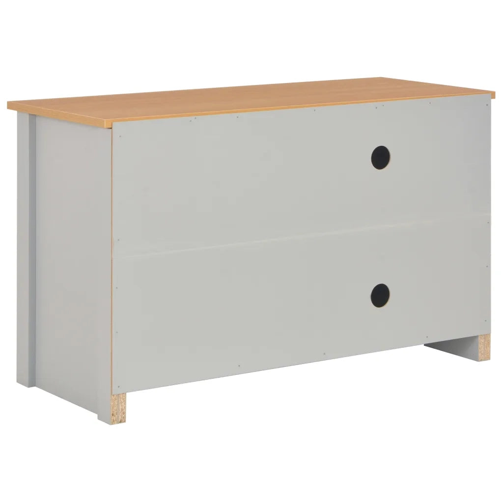 Mobile Porta TV Grigio 95x39x58 cm 283739