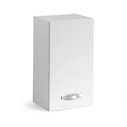 Pensile per cucina componibile da 40 cm con un’anta, realizzata in legno 100% MADE IN ITALY colore Bianco Frassino
