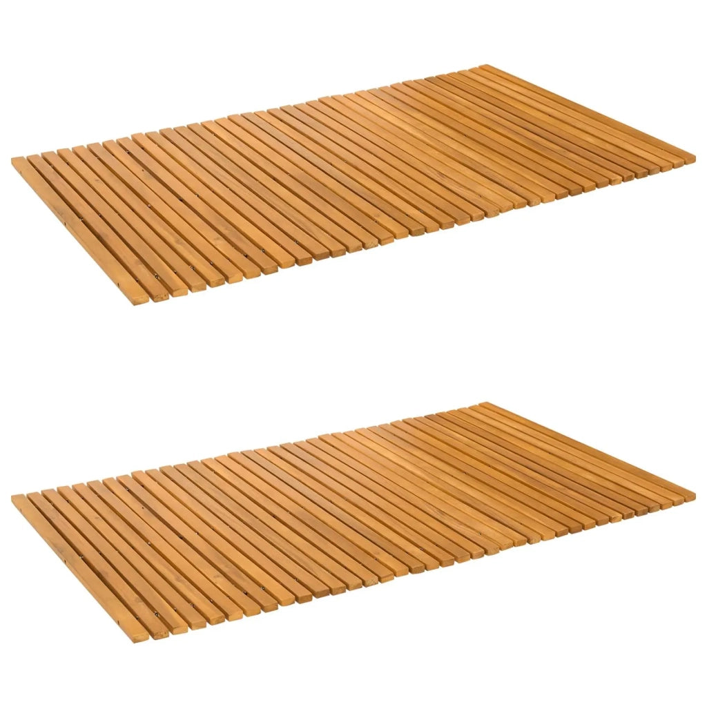 Tappeto da bagno 2 pz Naturale 100 x 60 cm 3469587