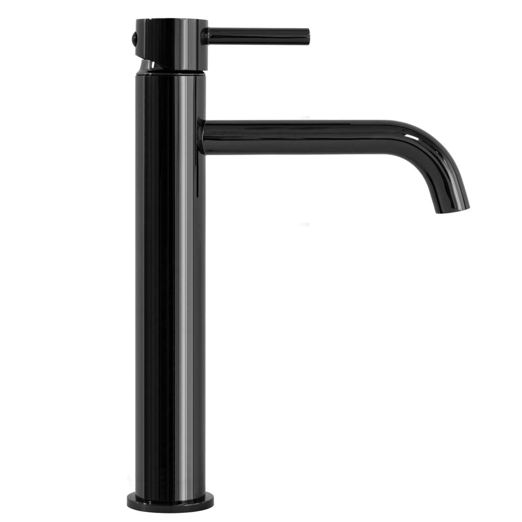 Rubinetto Da Lavabo Rea Lungo Black Metallic High