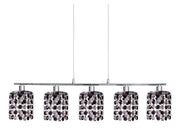 Lampadario Candellux Royal 35-35724 5xG9 cromo cristallo