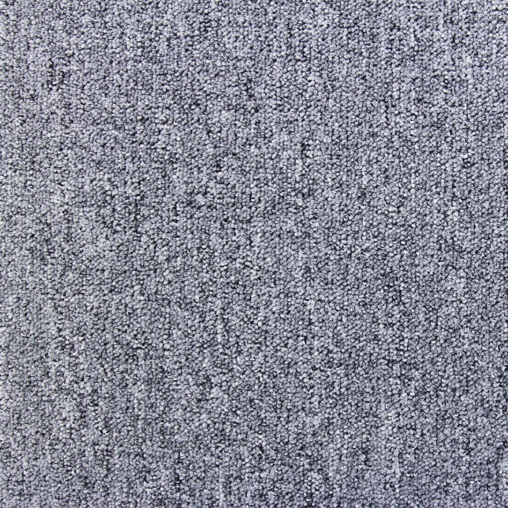 20 Quadrotte di Moquette 50x50cm Colore Grigio Platino 5mq Dure per Casa Ufficio