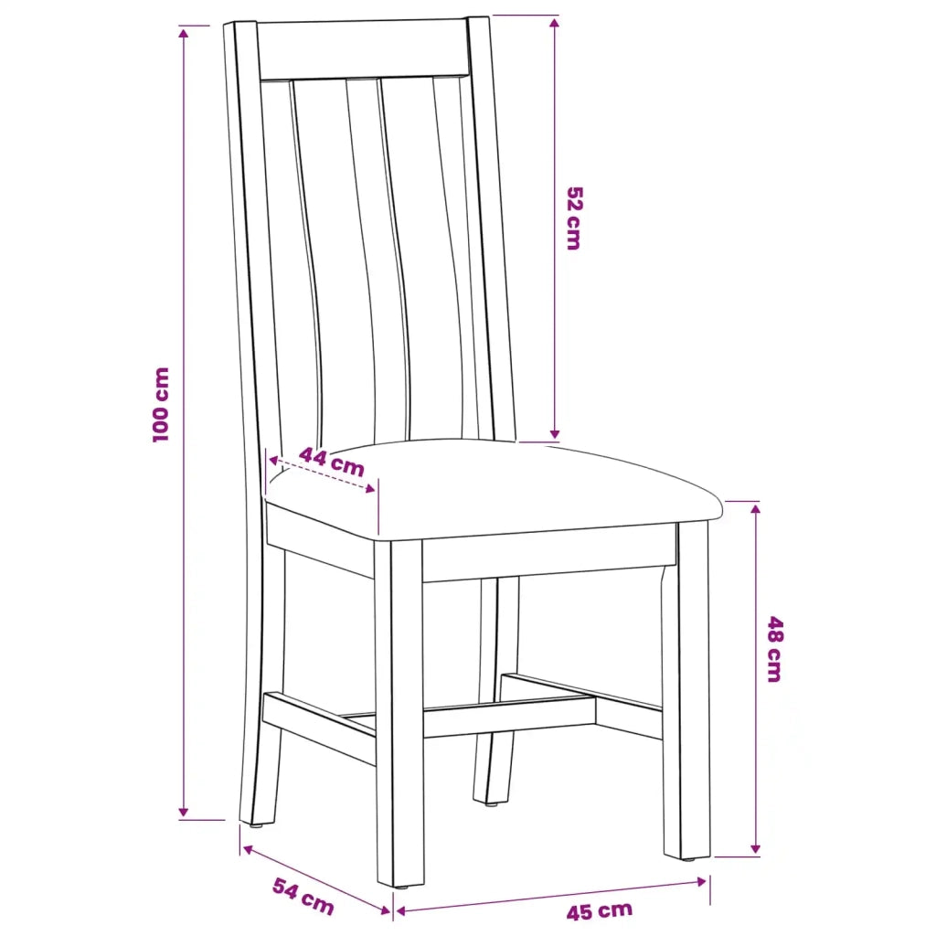 Sedia da pranzo 2 pcs Legno di Quercia Massello Grigio 42039158