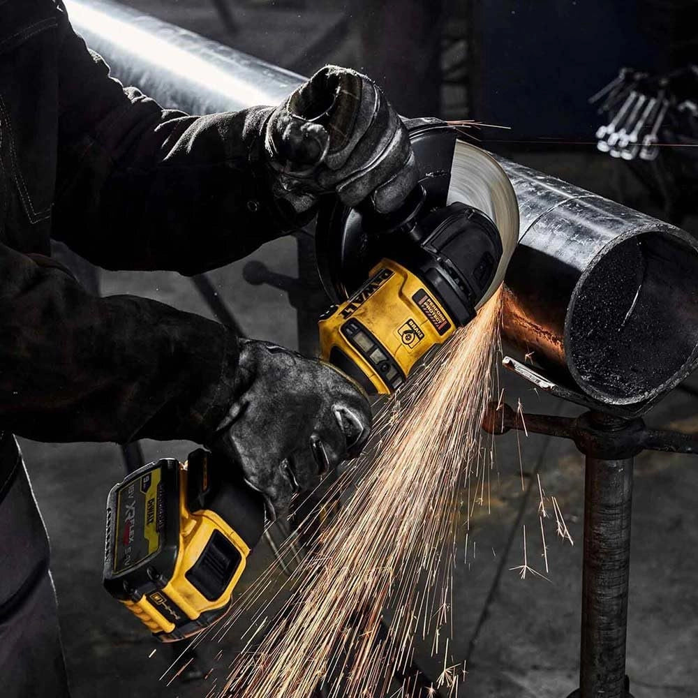 Amoladora sin escobillas XR FLEXVOLT 54V 180mm Electrónica, Arranque Suave, Freno, Embrague, sin cargador/batería