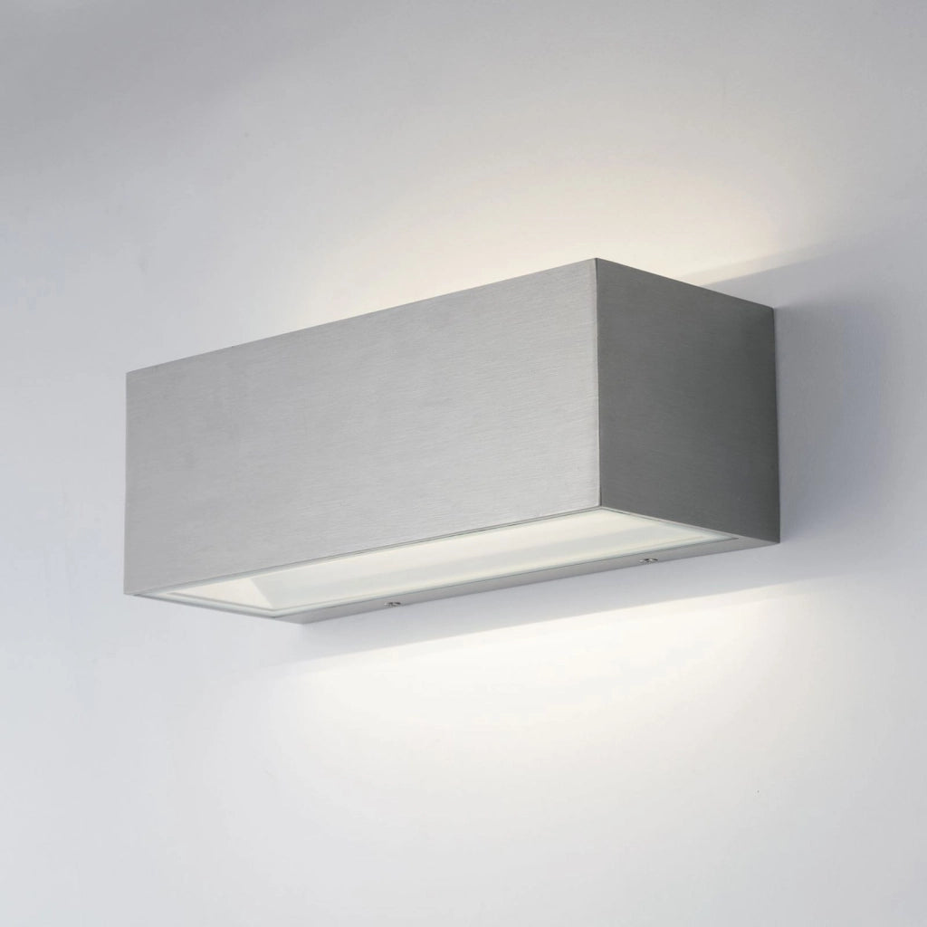 APPLIQUE BIEMISSIONE LED TWIN NIKEL 35W 4440LM 4000K IP54 30X10,8X12CM