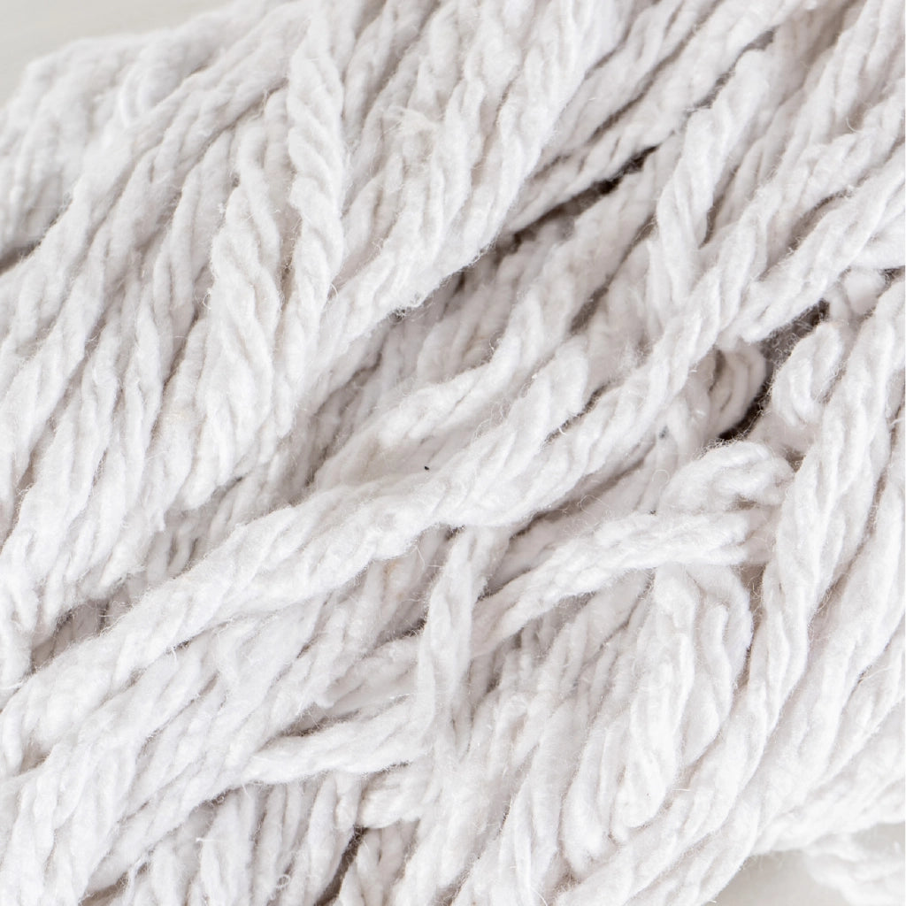 Set 3 Ricambi Mocio Universali 300 g in Cotone Candido a Filo Continuo – Prodotto Italiano, Testina Ricambio Super Assorbente, Attacco Universale, Lavabile fino a 60°C