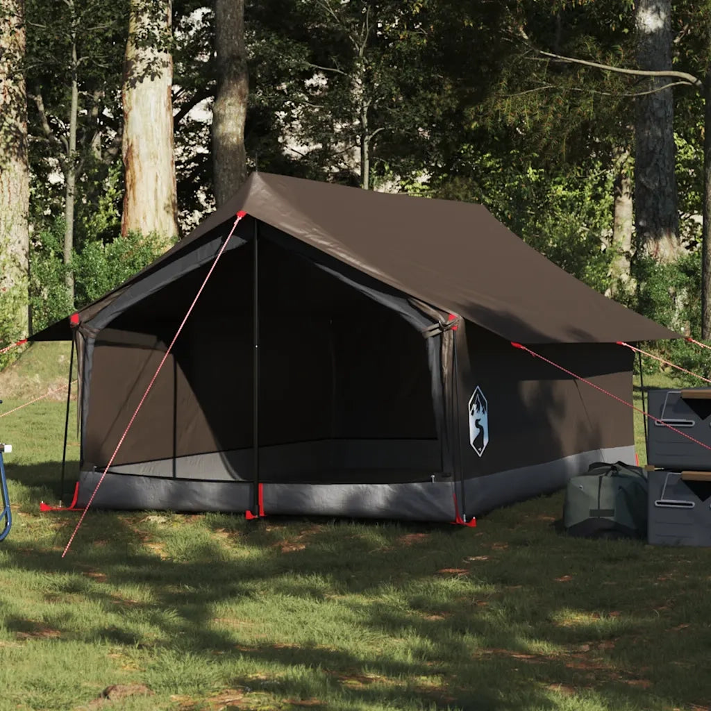 Tenda da Campeggio per 2 Persone Marrone Impermeabile 4009622