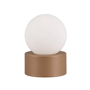 Lampada tavolo Countess RL marrone vetro bianco E14