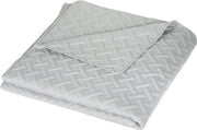 Bedsprei in Poliestere di Alta Qualità - Coperta da Letto/Preservativa da Letto/Cuscino per Soggiorno - Grigio chiaro - 170x210cm