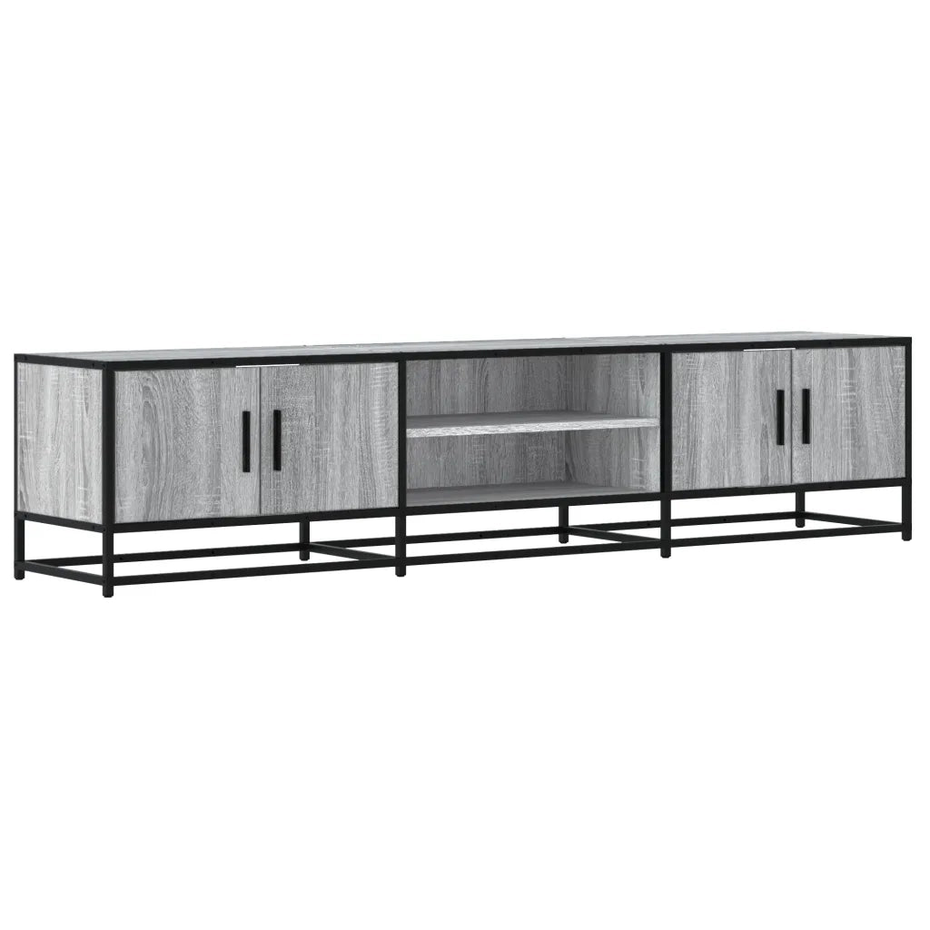 Mobile Porta TV Grigio Sonoma 180x35x41 cm in Truciolato 3300778