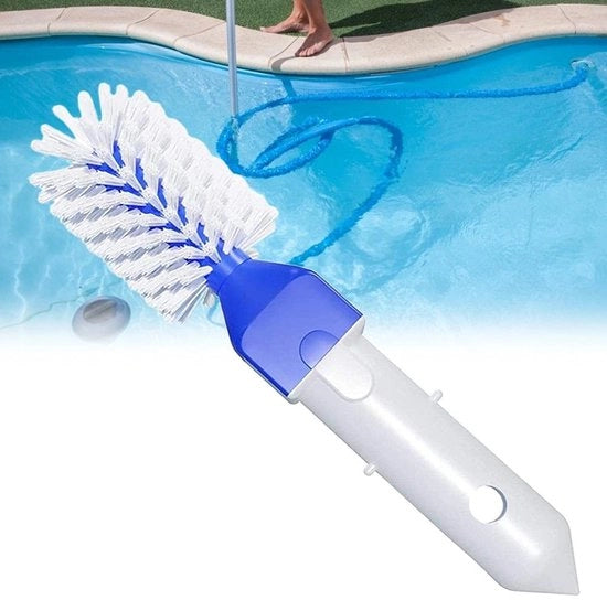 Spazzola di angolo antiscivolo - Spazzola per piscina - Spazzola per piastrelle - Spazzola di pulizia - Manuale - Seta fine