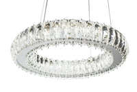 Plafoniera Led In Cristallo App1040-cp + Telecomando