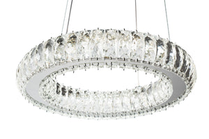 Plafoniera Led In Cristallo App1040-cp + Telecomando