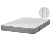 Materasso in schiuma di lattice duro e compatto sfoderabile Imbottitura 140 x 200 cm bianco camera da letto