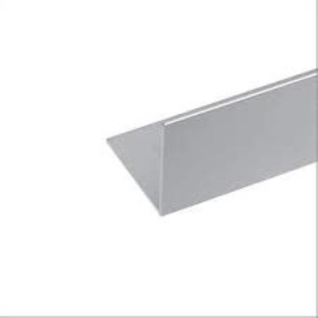 Profilo Angolare Da 2 Metri Alluminio Argento Brillante 10X10X1 - Arcansas