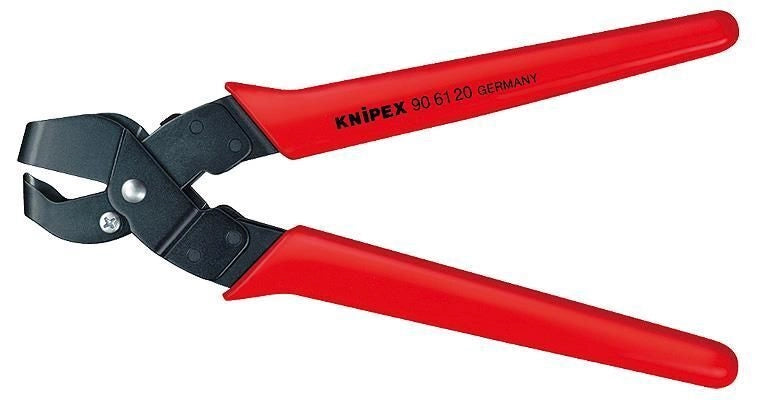 Knipex 90 61 16 Pinza per Intagli Brunita Rivestita in Resina Sintetica 250 mm Capacita' 16 x 32 mm colore Nero