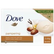 DOVE SAPONETTA CREMOSA PAMPERING 2 PEZZI X 90 GRAMMI KARITE E VANIGLIA OKY