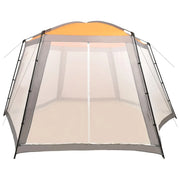 Tenda per Piscina in Tessuto 590x520x250 cm Grigia 93046
