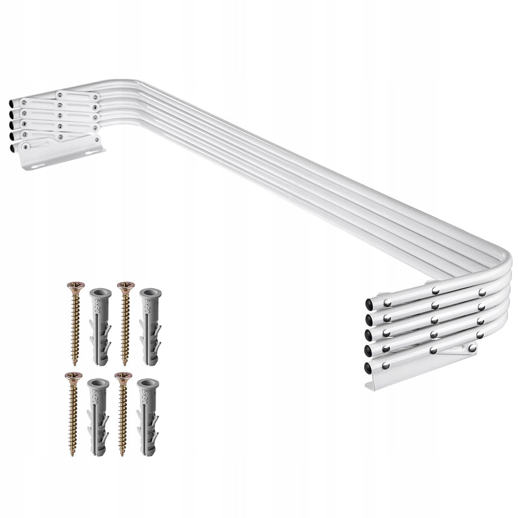 Asciugatrice per bagno KADAX, 100 cm, a parete, a fisarmonica