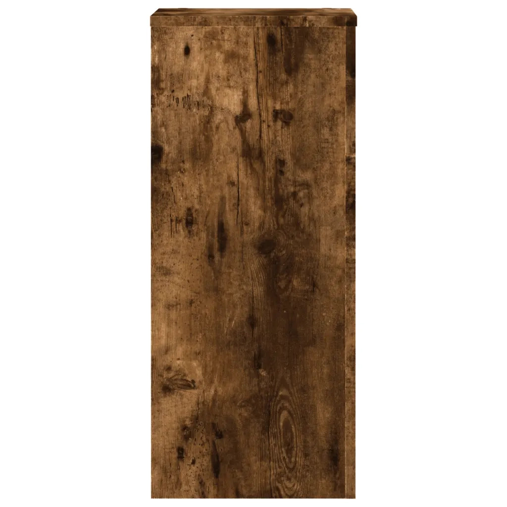 vidaXL Supporti per Piante 2 pz Rovere 30x30x70 cm Legno Multistrato