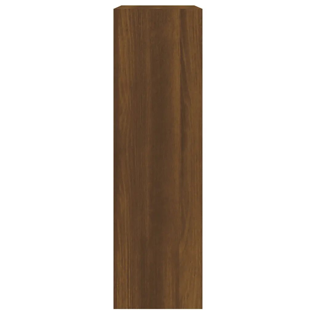 Scarpiera Rovere Marrone 63x24x81 cm in Legno Multistrato