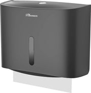 Dispensatore per asciugamani in carta, montato a muro, con asciugamani piegati a Z e dispensatori condivisi, contiene fino a 200 fogli (6015SL)