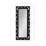 Specchiera Anna 76x180 cm. argento verniciato