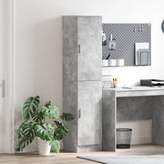Mobile Buffet Grigio cemento MDF con laminato effetto cemento