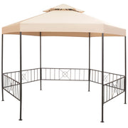 Gazebo Padiglione Tenda da Giardino 323x265 cm