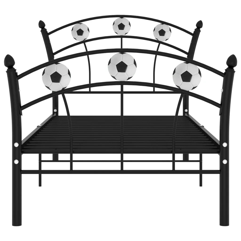 Giroletto con Motivo Calcio in Metallo Nero 90x200 cm cod mxl 62772