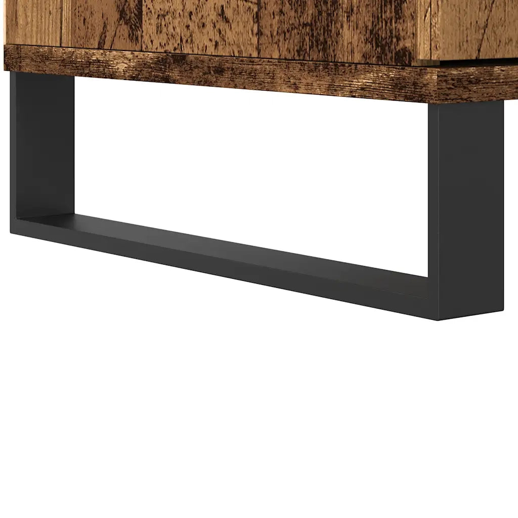 Credenza Legno Antico 60x36x110 cm in Legno Multistrato 857460