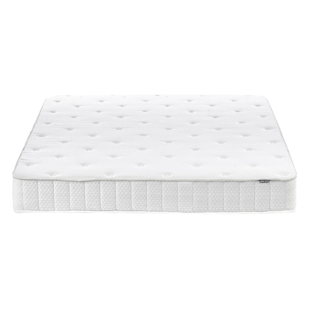 Materasso matrimoniale double face medio duro tessuto bianco per letto 140 x 200 cm
