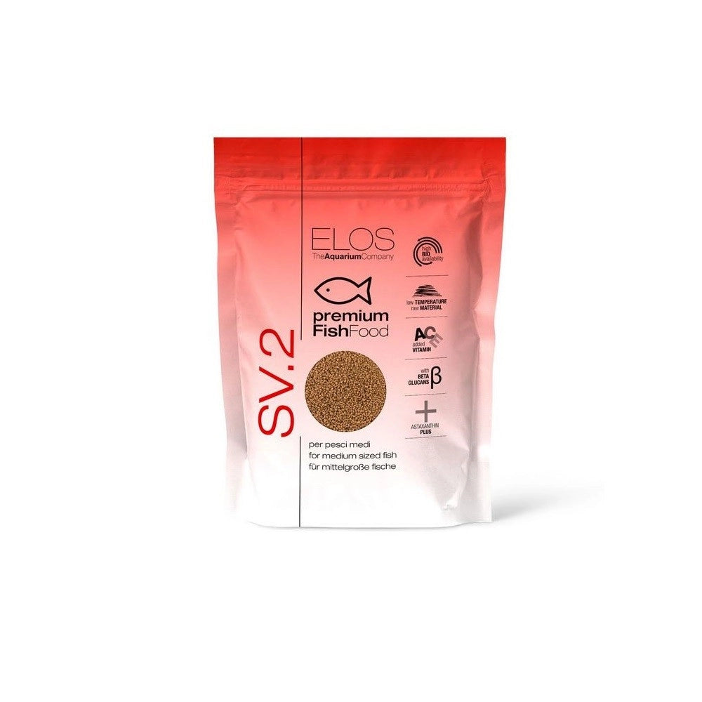 Elos SV2 65gr - Alimento in Granuli Specifico per Pesci di Piccola e Media Taglia