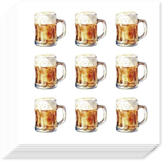 Sticker per Birra 180 Pezzi - Etichette Autoadesive - Decorazione per Festa di Birra - Sacchetto di Regalo/Zagaglia - Scrapbooking/Arte - Calendario/Album - Etichette Autoadesive per Birra
