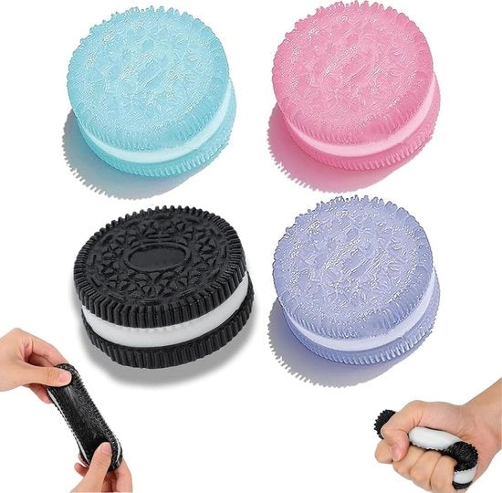 Set di Stressbal in Silicone Artigianale - 4 Pezzi - Ultra Dolce e Prendibile per l'Ontspannimento degli Adulti