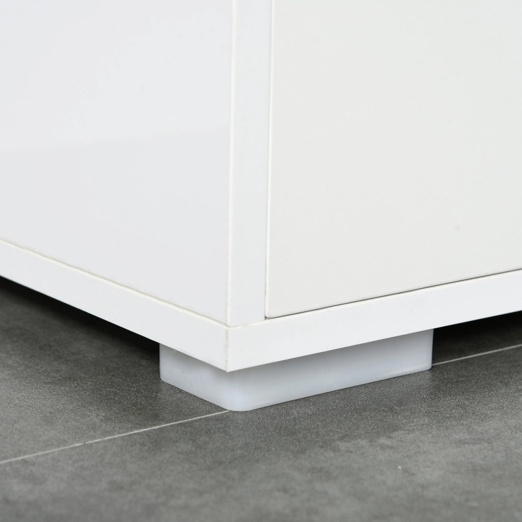 Credenza con ante e cassetti ¨C zephmum ¨C Bianco 117x36x74 cm