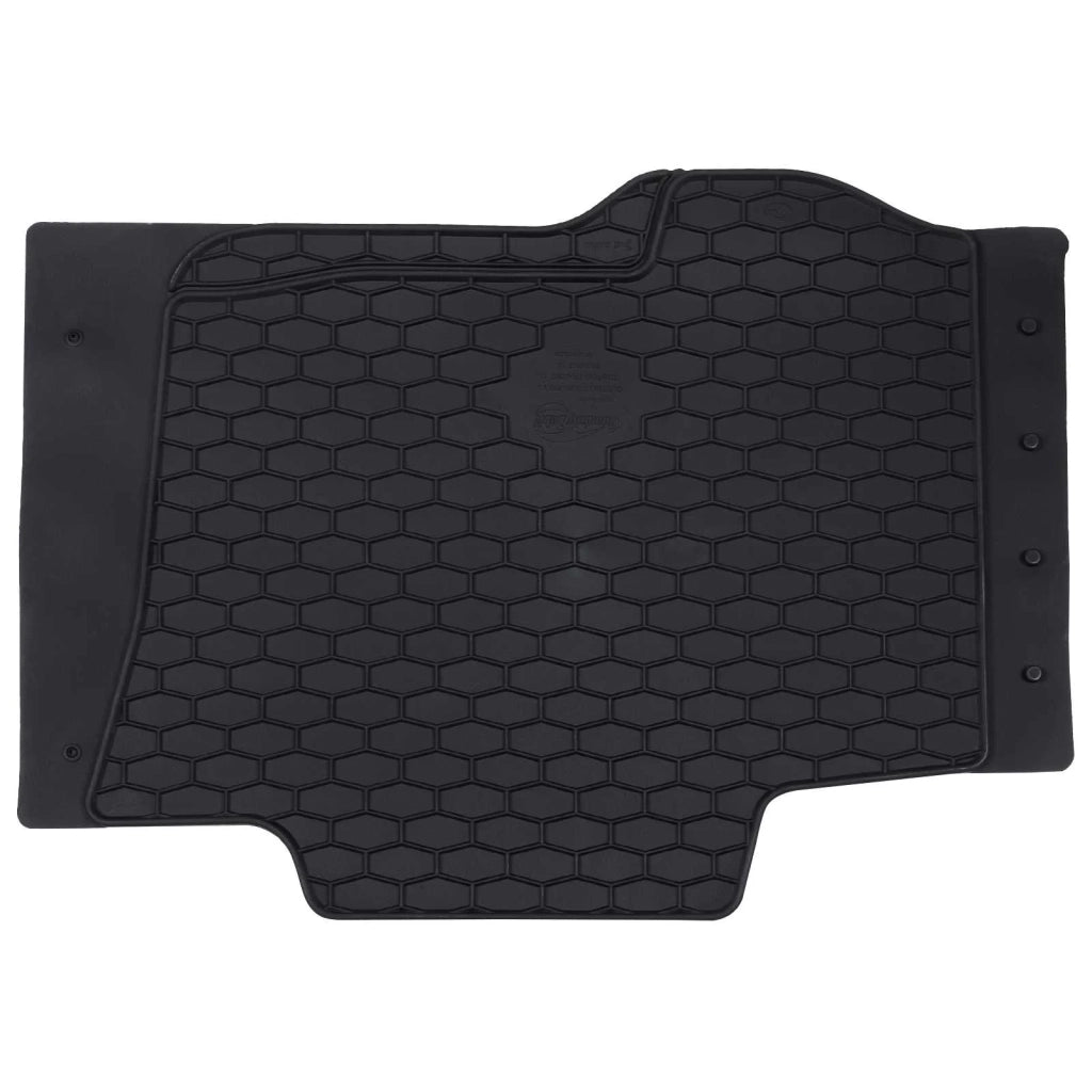 Tappetino per Auto 3 pz Nero Gomma CFW5261384