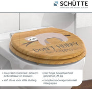 meccanismo di chiusura per wc - coperchio wc con chiusura rapida per una facile pulizia, coperchio wc in duroplasto