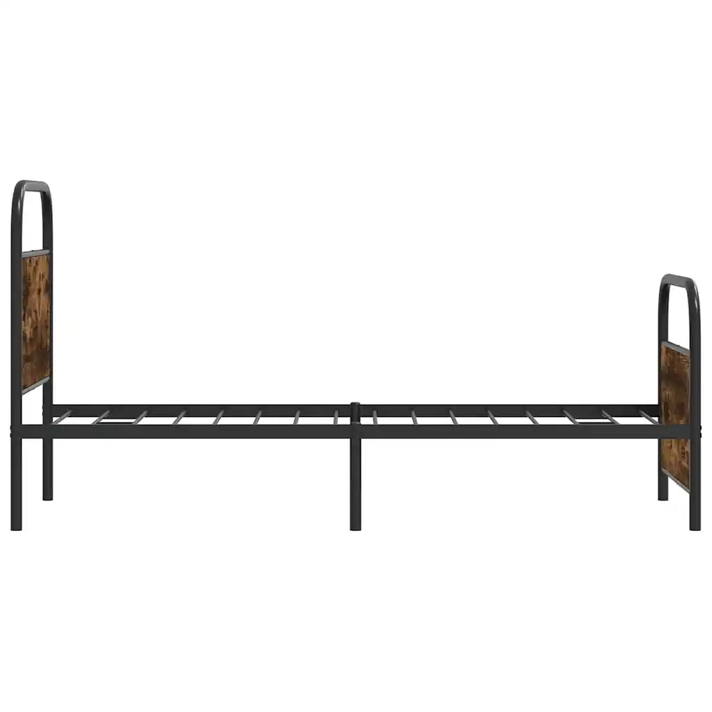 Giroletto senza Materasso Rovere Fumo 80x200 cm in Truciolato 4100218
