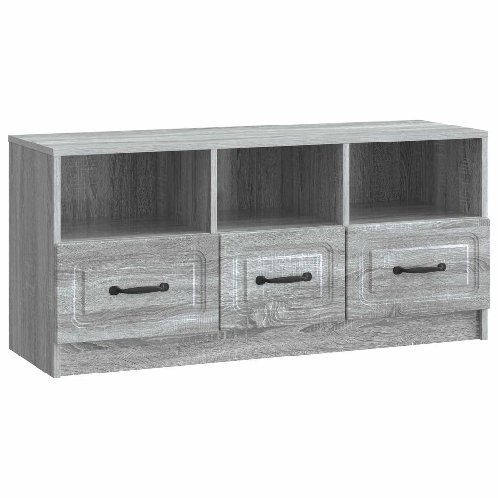 Mobile TV Grigio Sonoma 102 x 34,5 x 47 cm Legno ingegnerizzato